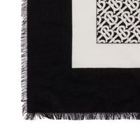 Maxi écharpe légère en cachemire monogram - Monochrome