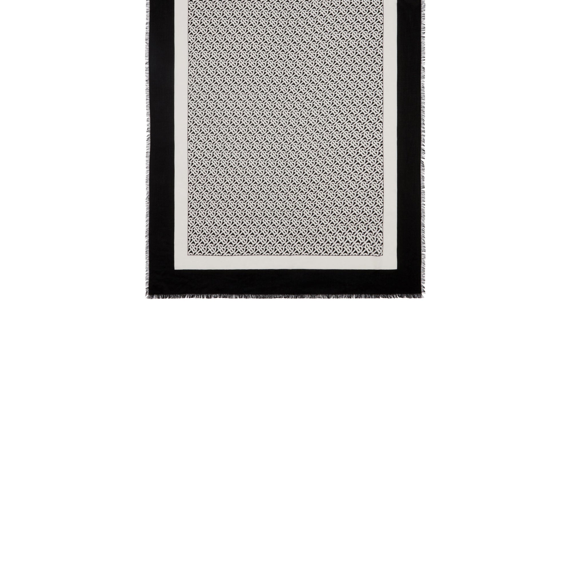 Maxi écharpe légère en cachemire Monogram - Monochrome
