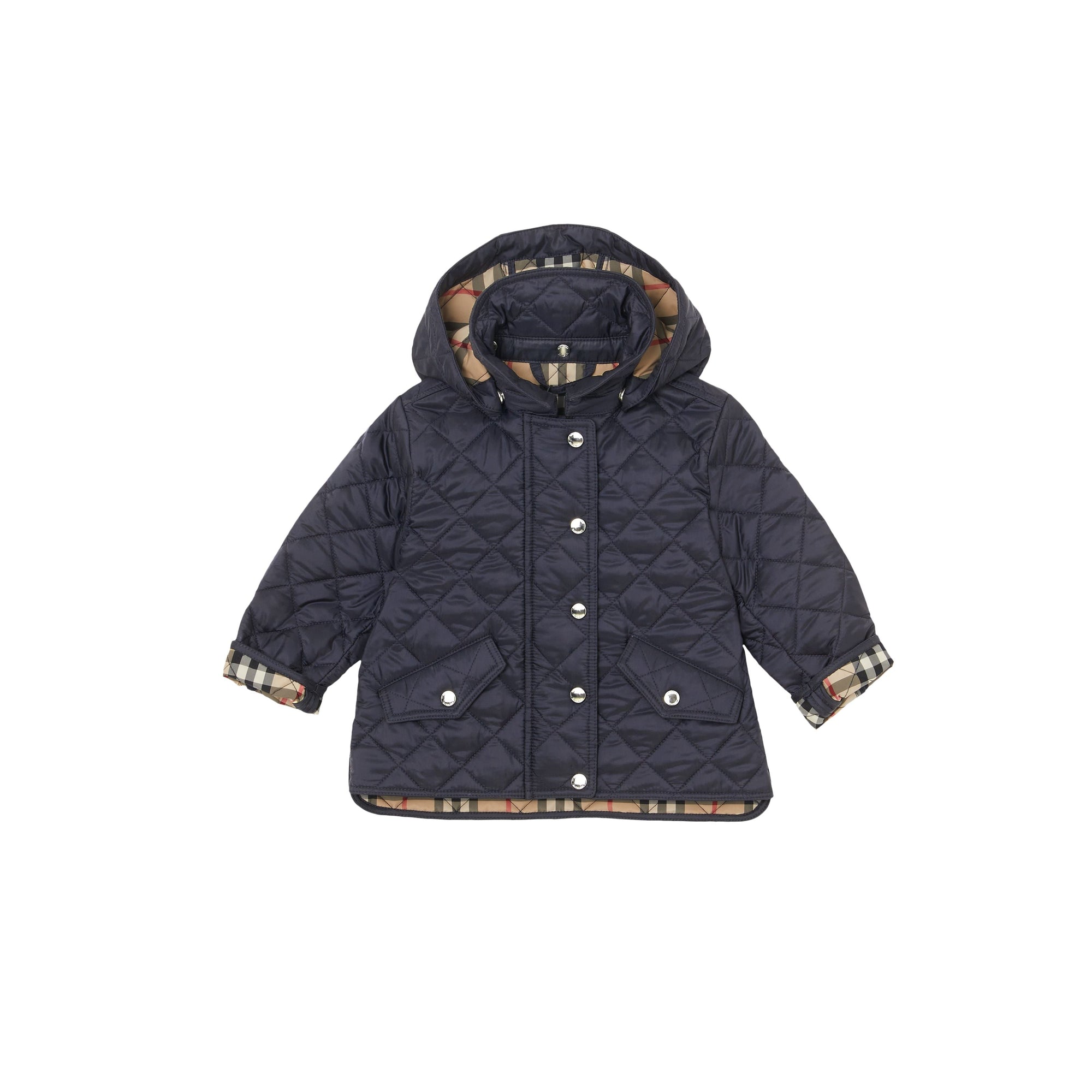 NAVY Veste matelassée avec capuche amovible