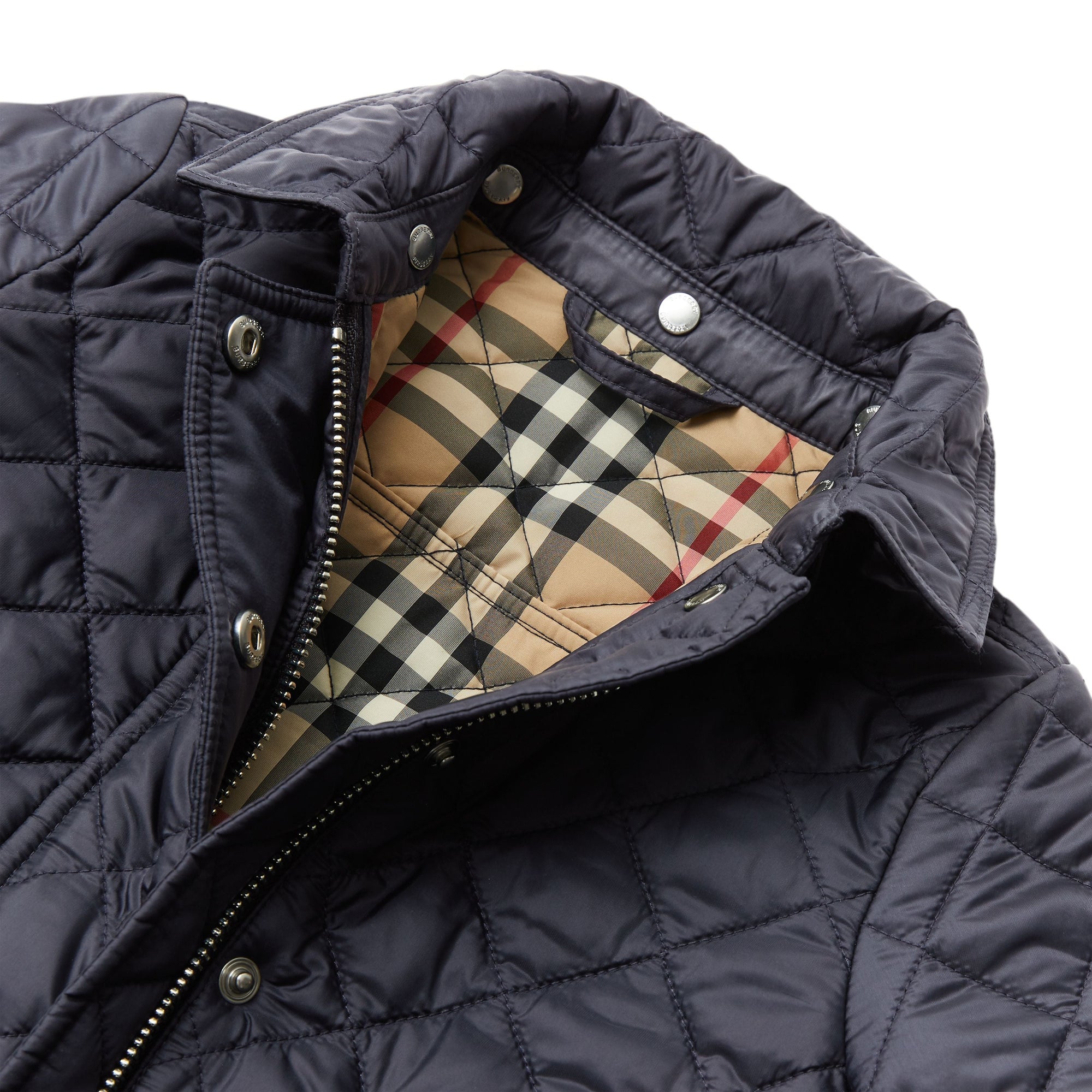 NAVY Veste matelassée avec capuche amovible