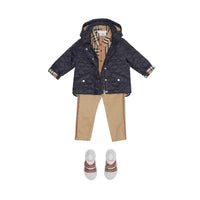 NAVY Veste matelassée avec capuche amovible