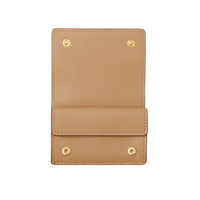 Porte-cartes en cuir monogram - Camel clair