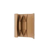 Porte-cartes en cuir monogram - Camel clair
