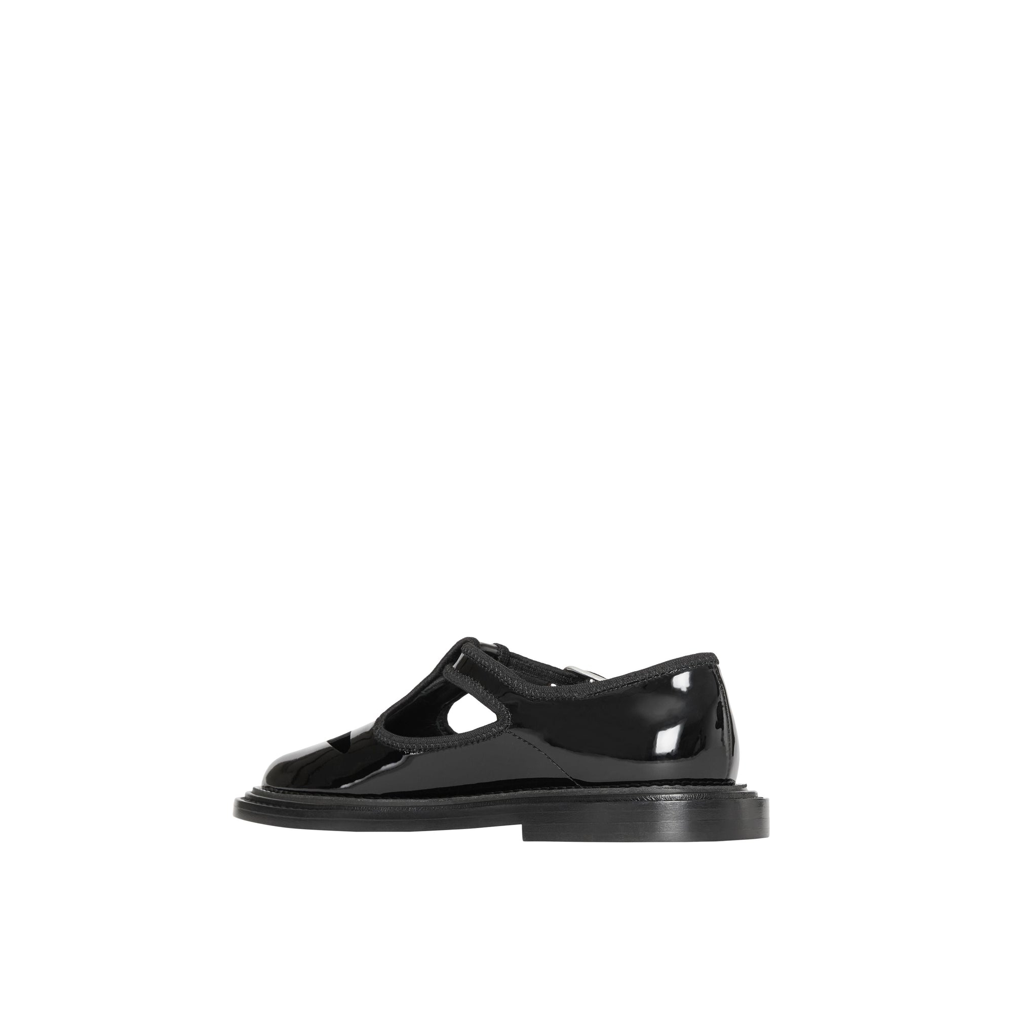 BLACK Salomés en cuir verni