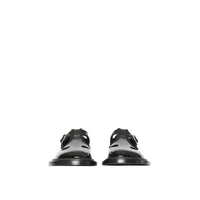 BLACK Salomés en cuir verni