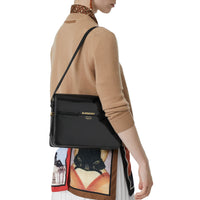 BLACK Grand sac Grace en cuir verni