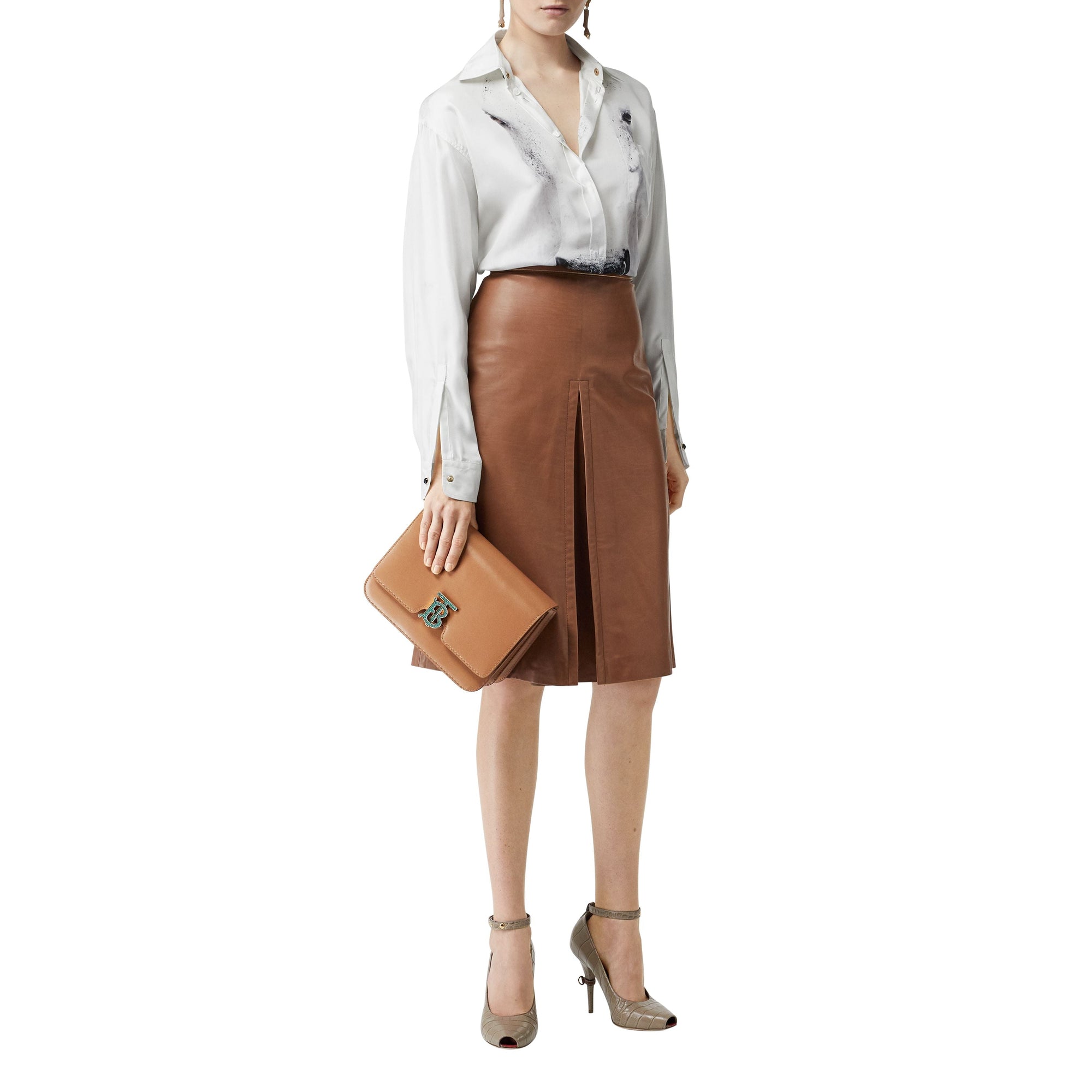 FLAXSEED Sac TB moyen en cuir