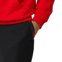 Pantalon de survêtement en laine et mohair avec logo - Noir