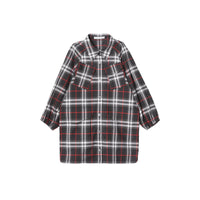 BLACK IP CHK Robe chemise en coton Vintage check