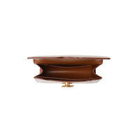 Sac TB en cuir ceinturé - Brun Malt