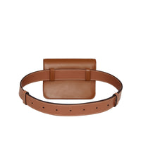 Sac TB en cuir ceinturé - Brun Malt