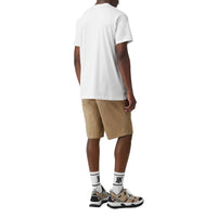 Short ajusté en coton avec poche - Miel sombre