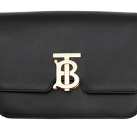 Petit sac TB en cuir à imprimé gorille - Noir