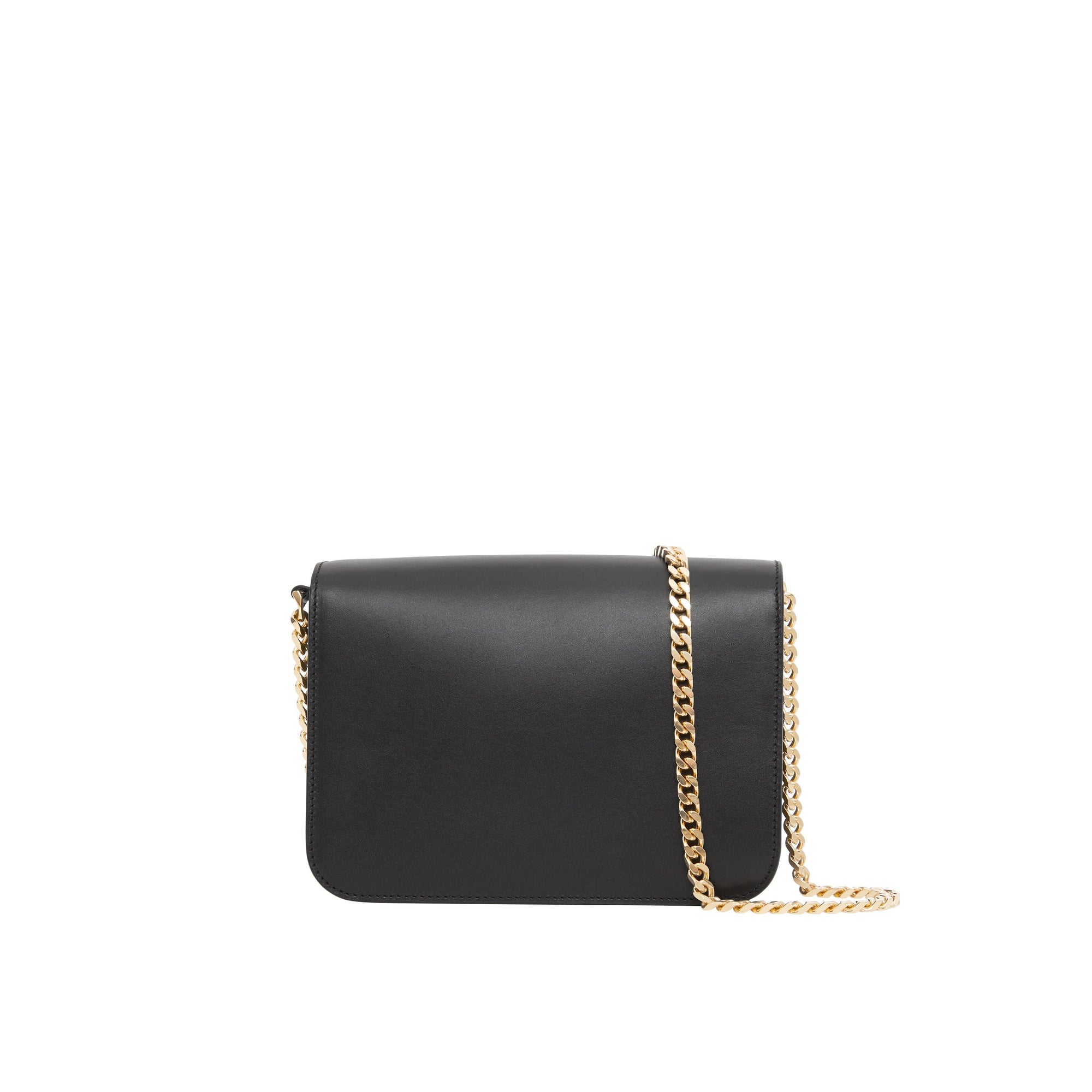 Petit sac TB en cuir à imprimé gorille - Noir