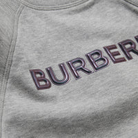 GREY MELANGE Sweat-shirt en coton avec logo