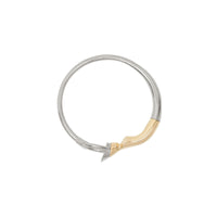 ROSE GOLD/LIGHT GOLD Bracelet sabot plaqué or et palladium