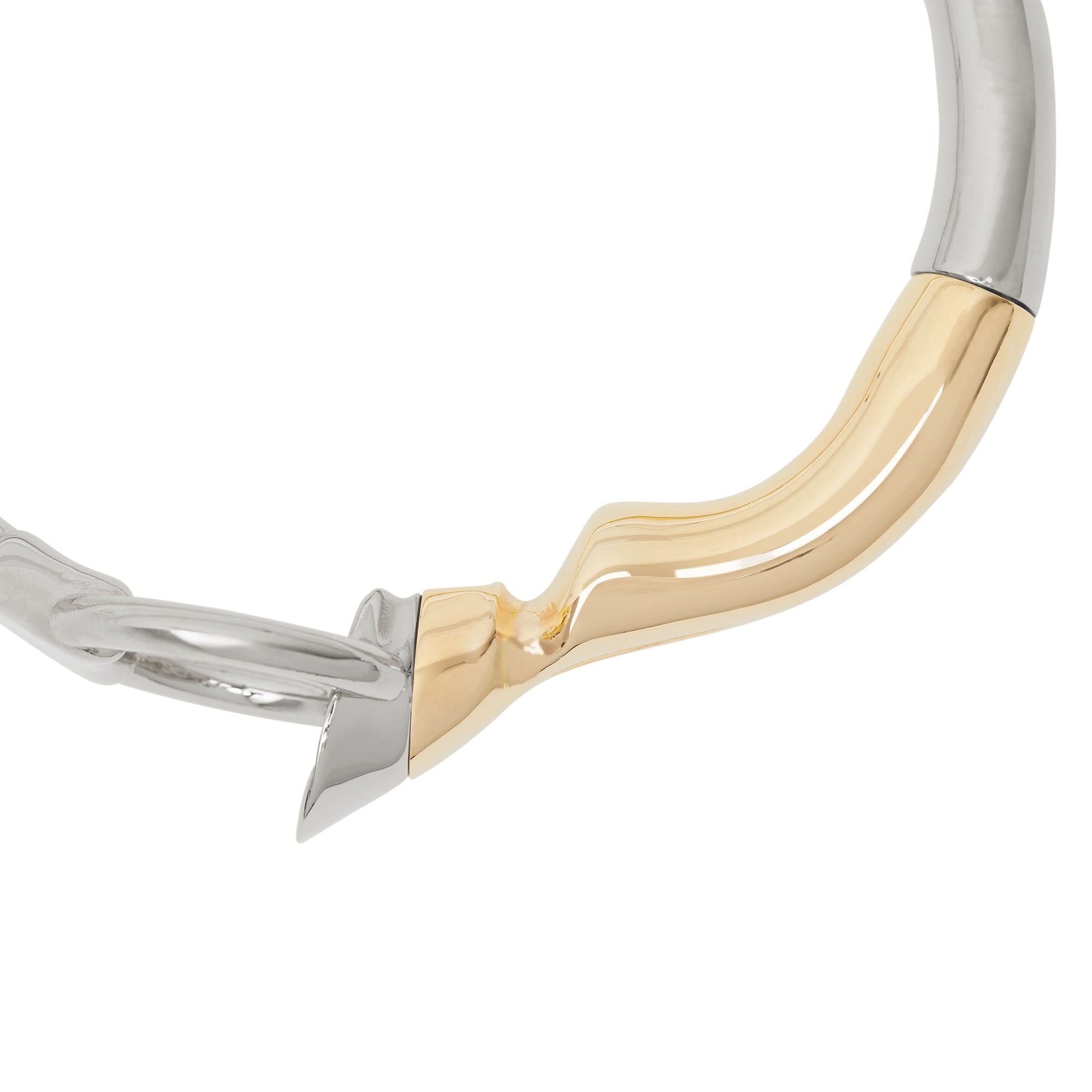 ROSE GOLD/LIGHT GOLD Bracelet sabot plaqué or et palladium