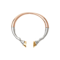 Manchette sabot plaquée or rose et palladium - Or Rose & Or Clair