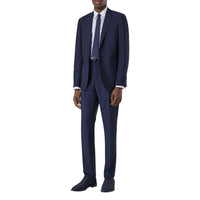 Costume slim en laine et mohair - Marine vif