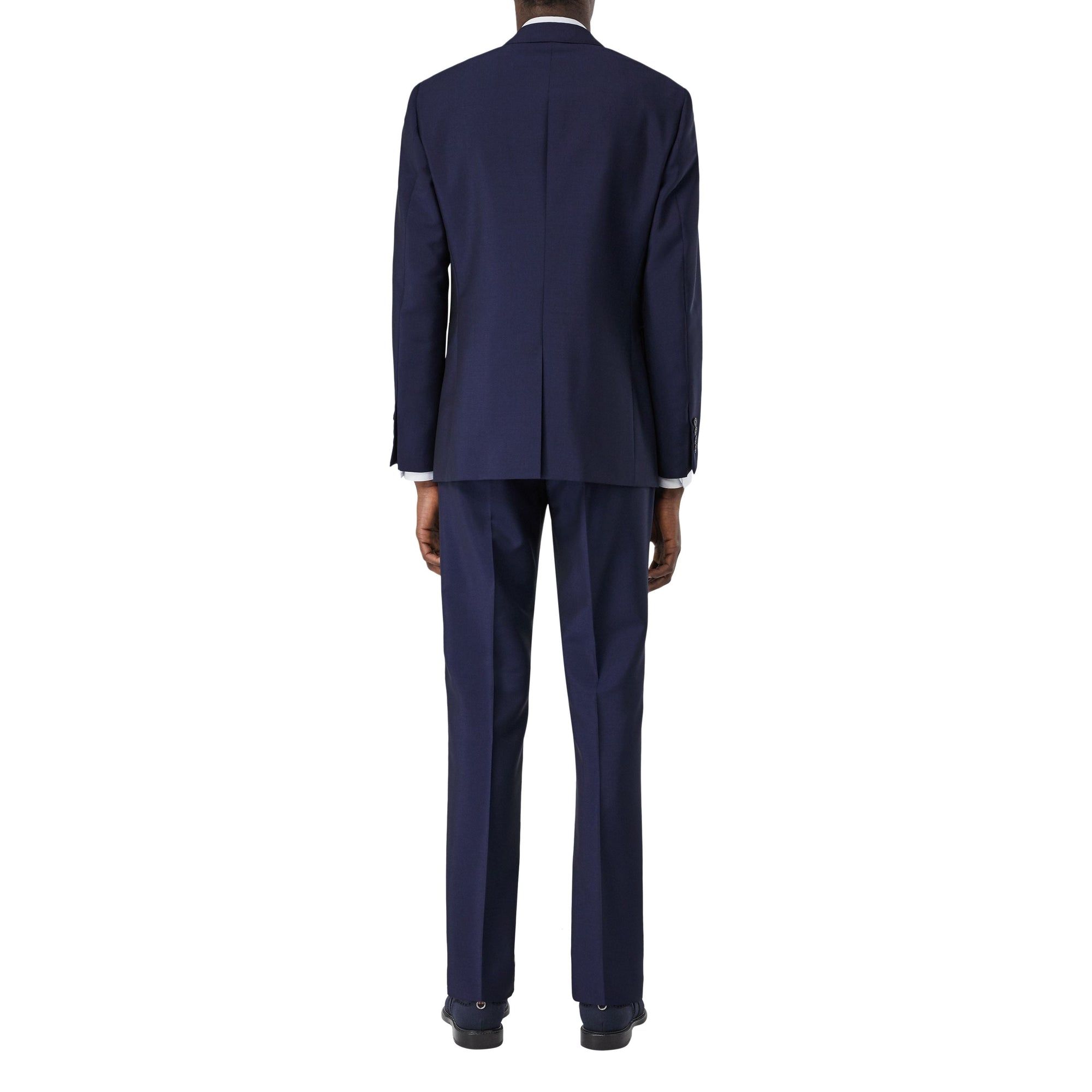 Costume slim en laine et mohair - Marine vif