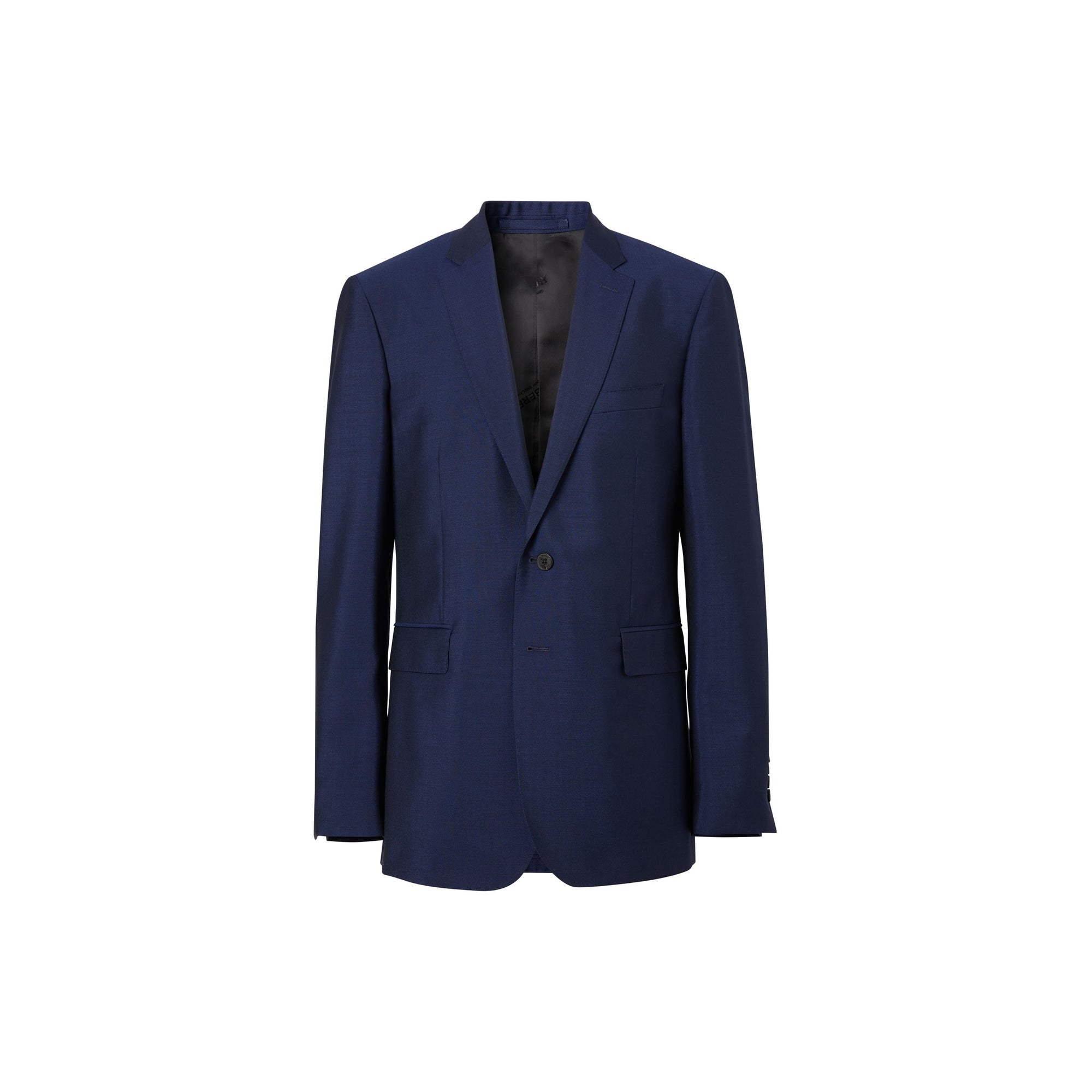 Costume slim en laine et mohair - Marine vif