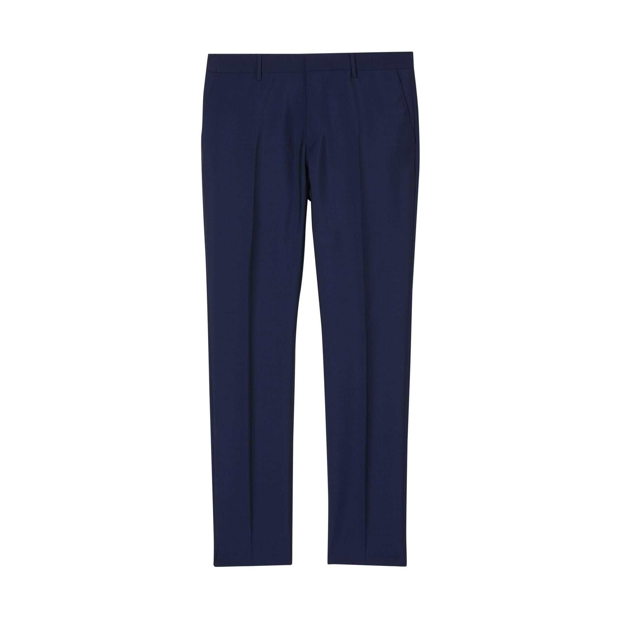 Costume slim en laine et mohair - Marine vif