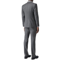 Costume classique en laine peau de requin - Camaïeu de gris moyens