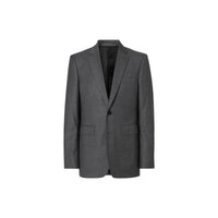 Costume classique en laine peau de requin - Camaïeu de gris moyens