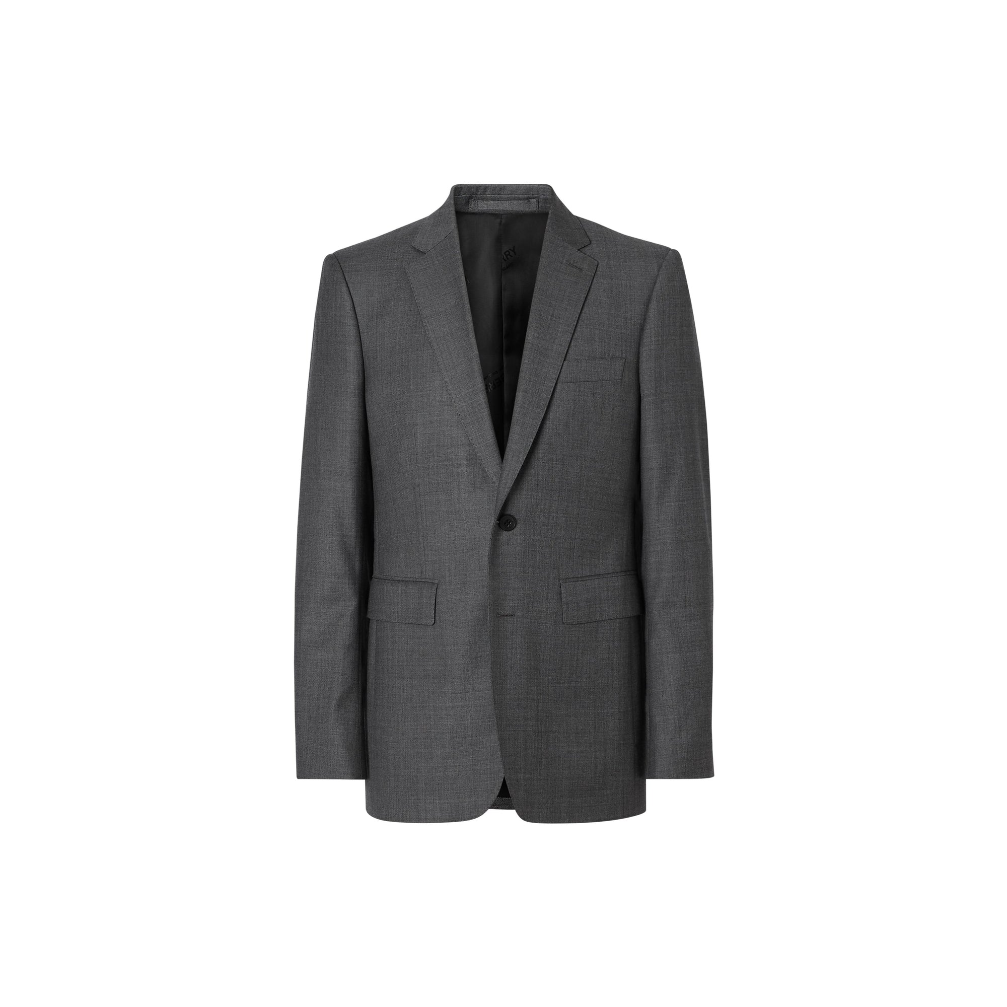 Costume classique en laine peau de requin - Camaïeu de gris moyens