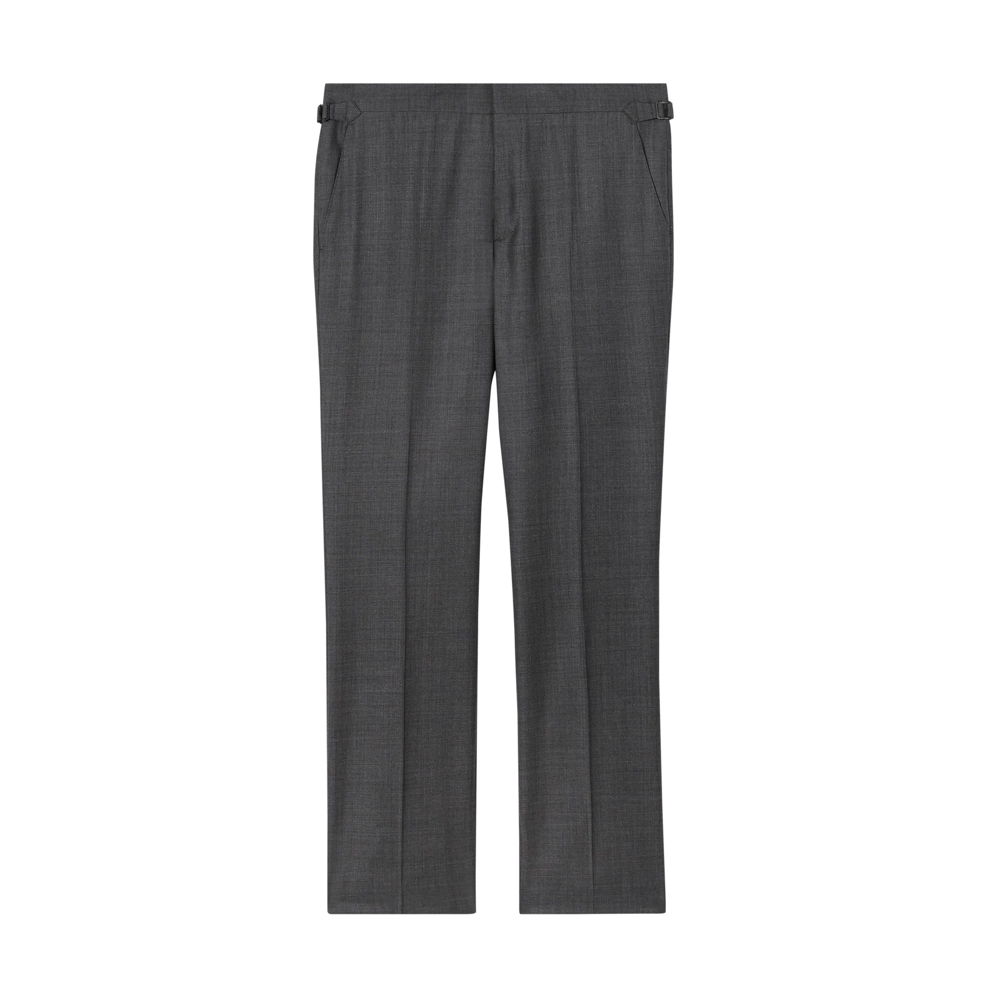 Costume classique en laine peau de requin - Camaïeu de gris moyens