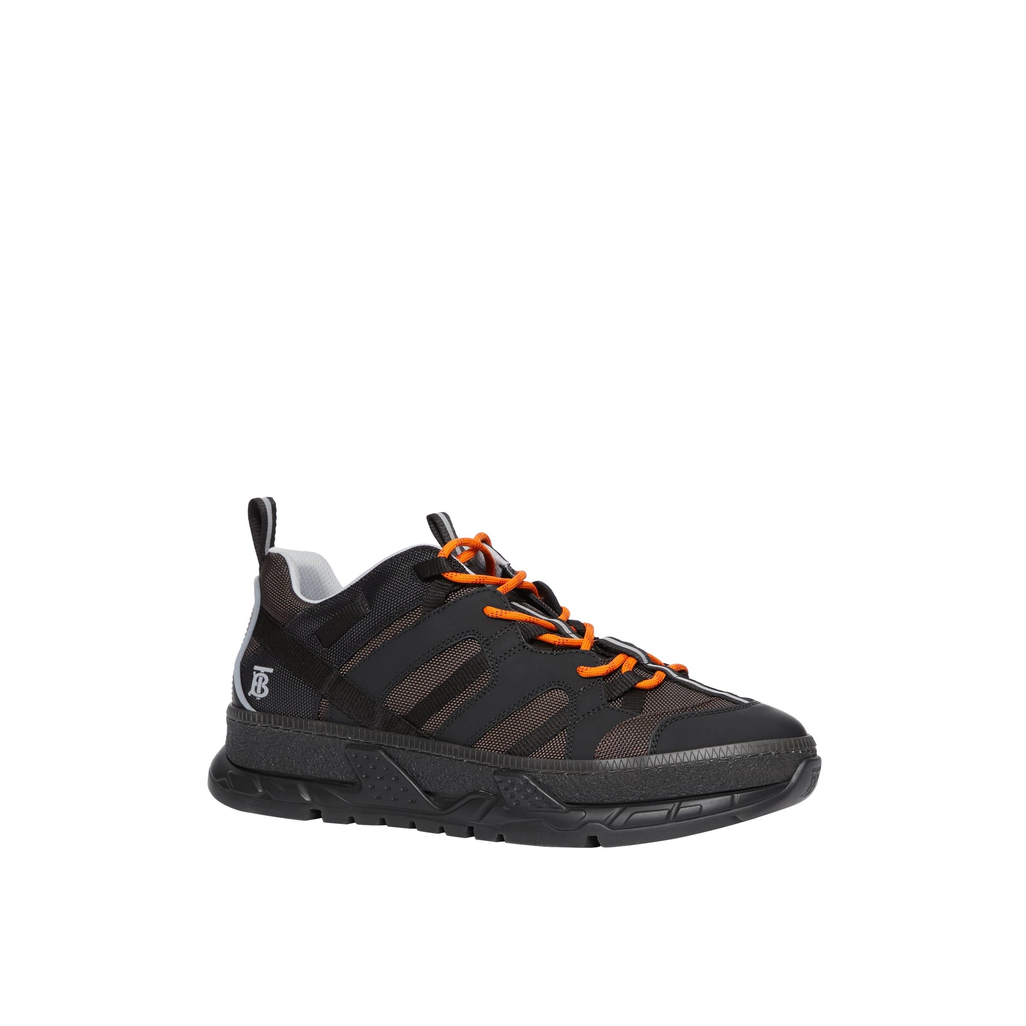 BLACK/GREY Sneakers Union en mesh et nubuck