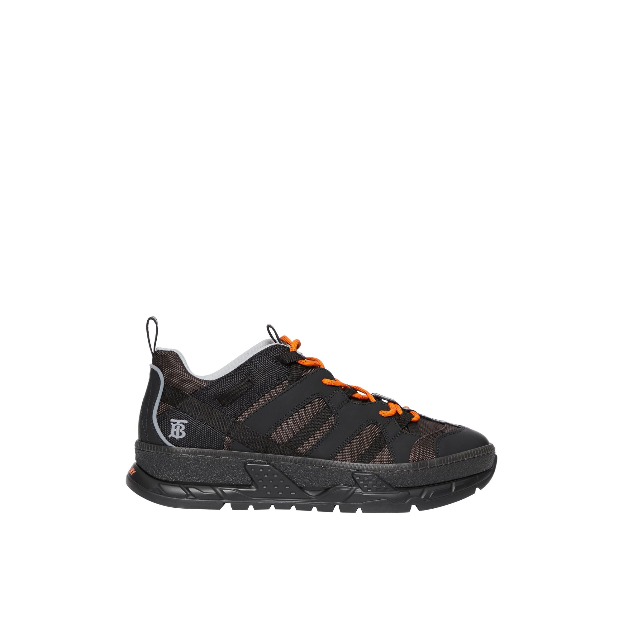 BLACK/GREY Sneakers Union en mesh et nubuck