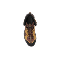 Sneakers montantes union en mesh et nubuck - Hâle sombre
