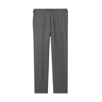 Veste de costume en laine stretch et néoprène avec rayures - Camaïeu de gris sombres