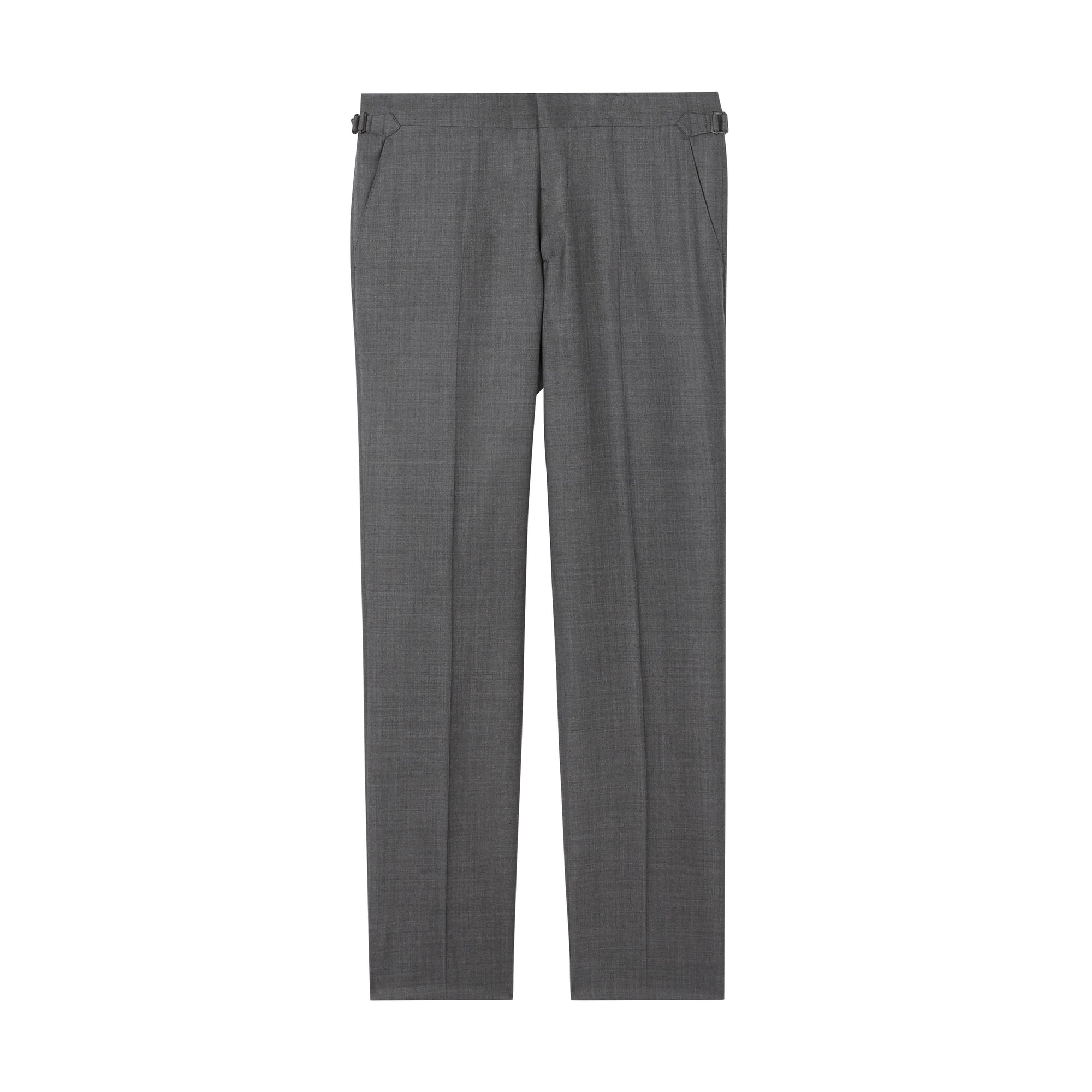 Veste de costume en laine stretch et néoprène avec rayures - Camaïeu de gris sombres