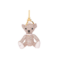 Bijou porte-clés Thomas Bear en cuir Monogram - Rose Blush