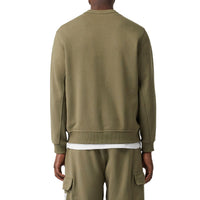 DARK MOSS Sweat-shirt en coton avec logo