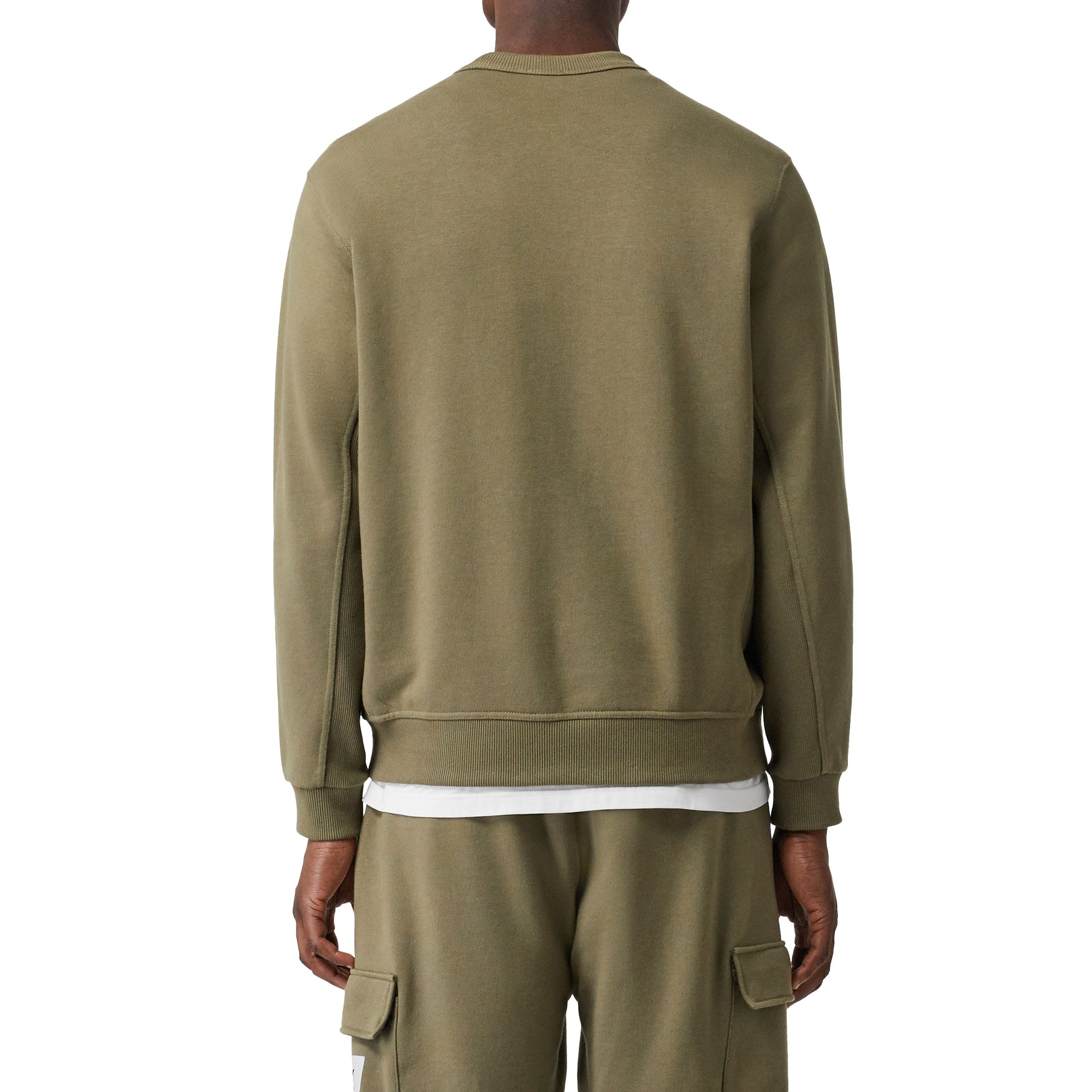 DARK MOSS Sweat-shirt en coton avec logo