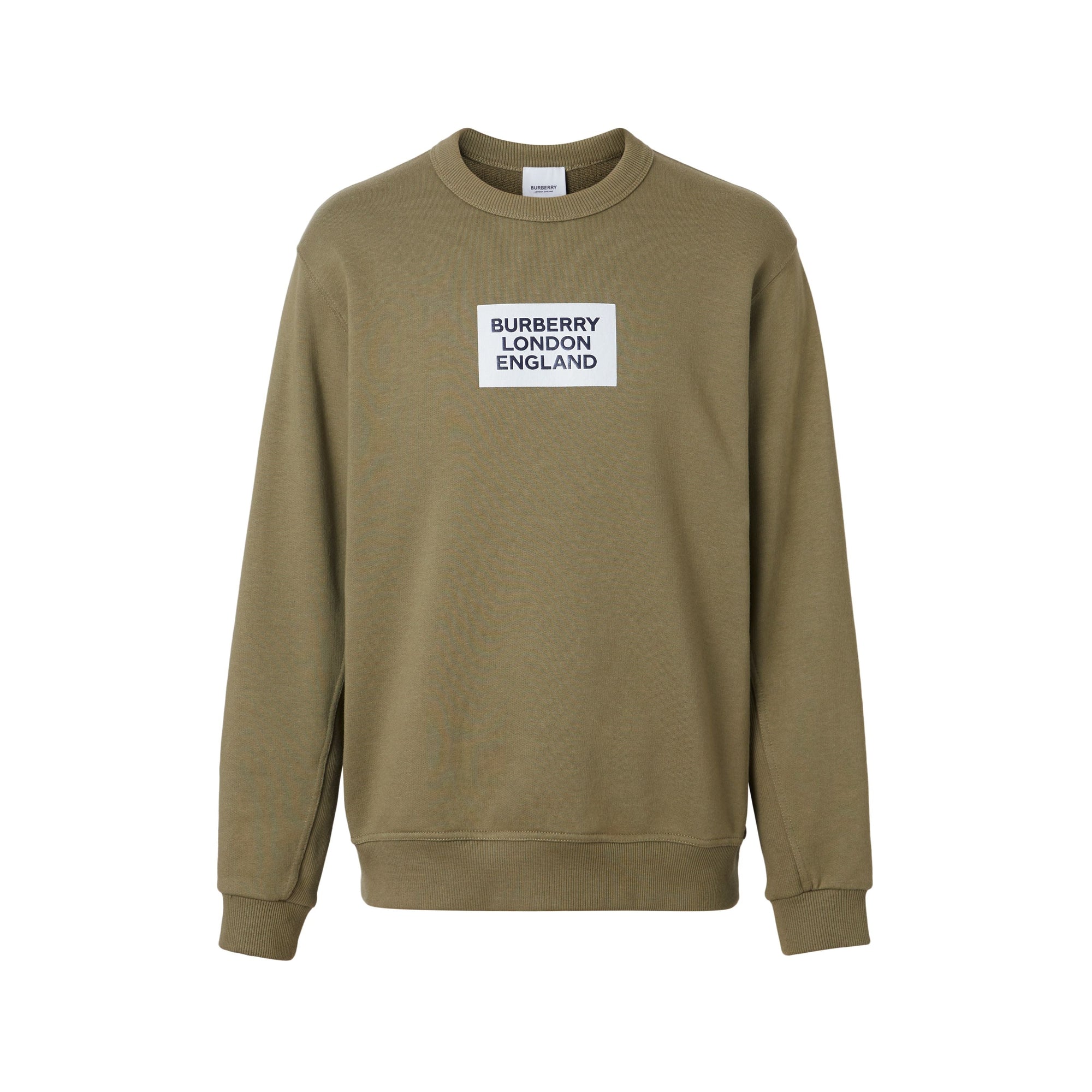 DARK MOSS Sweat-shirt en coton avec logo