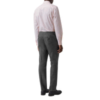 Ensemble chemise et cravate en coton monogram et fil coupé - Rose albâtre