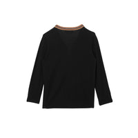 BLACK Cardigan en laine avec rayures iconiques