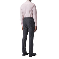 Chemise slim en popeline de coton Monogram - Rose Albâtre