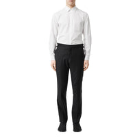 WHITE Chemise slim en popeline de coton Monogram
