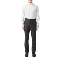 WHITE Chemise Oxford classique en coton Monogram