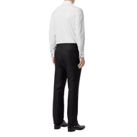 Chemise habillée en coton Oxford avec plastron - Blanc