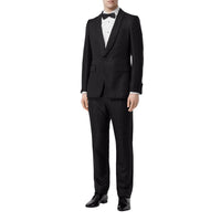 Chemise habillée en coton Oxford avec plastron - Blanc