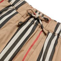 ARCHIVE BEIGE IP S Pantalon en popeline de coton à rayures iconiques