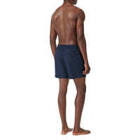 TRUE NAVY Short de bain à cordon de serrage avec logo