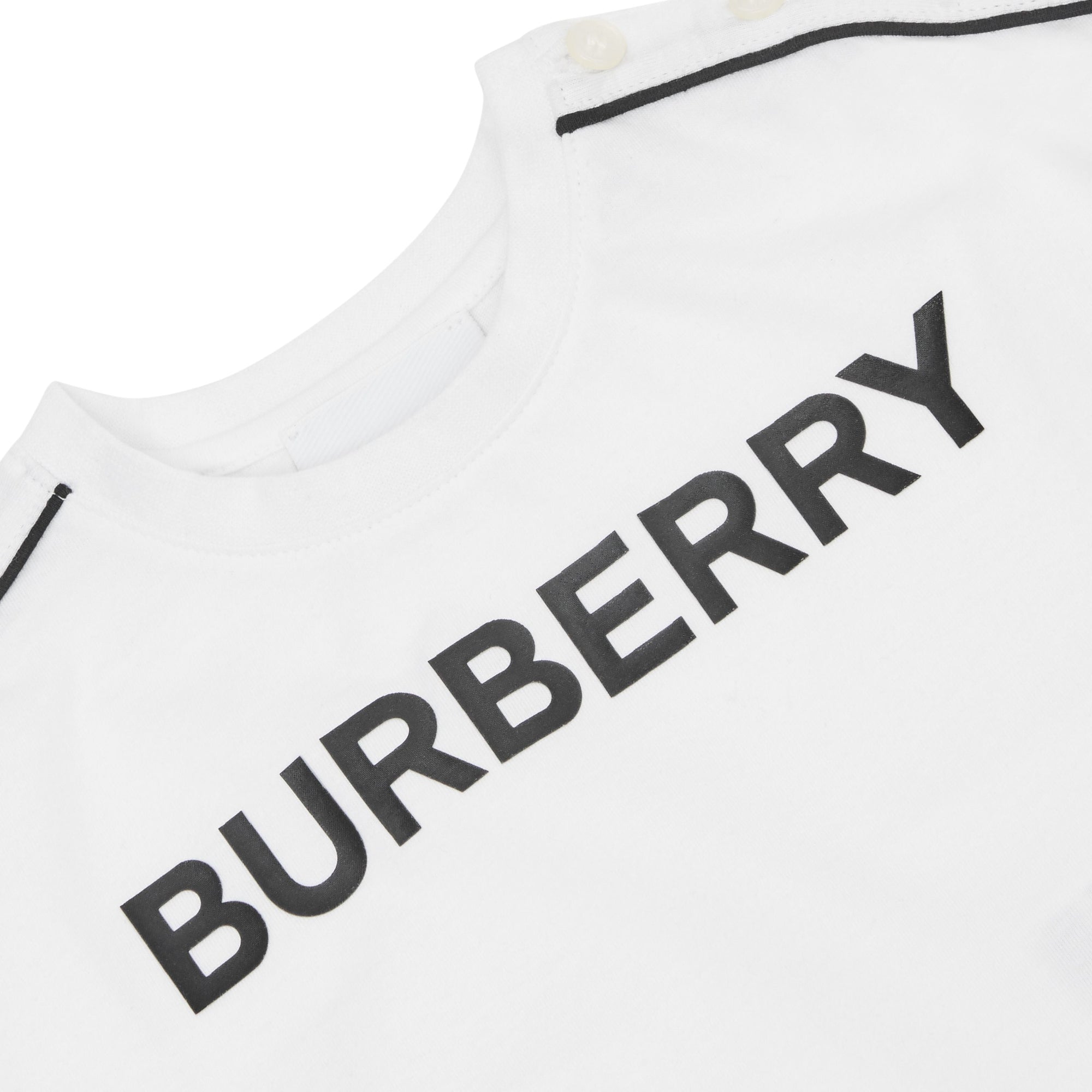 T-shirt en coton avec logo - Blanc
