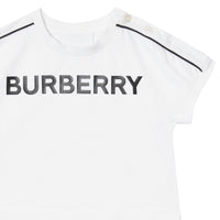 T-shirt en coton avec logo - Blanc